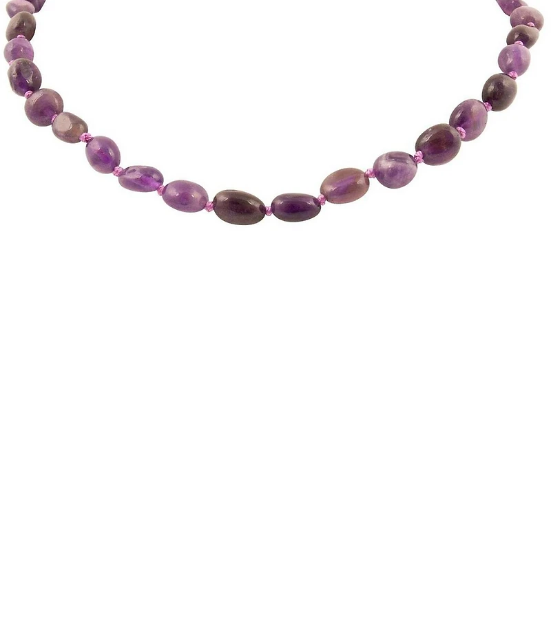 Barse Nugget Knotted Golden Collar Necklace