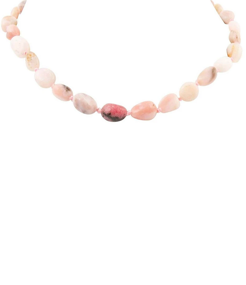 Barse Nugget Knotted Golden Collar Necklace