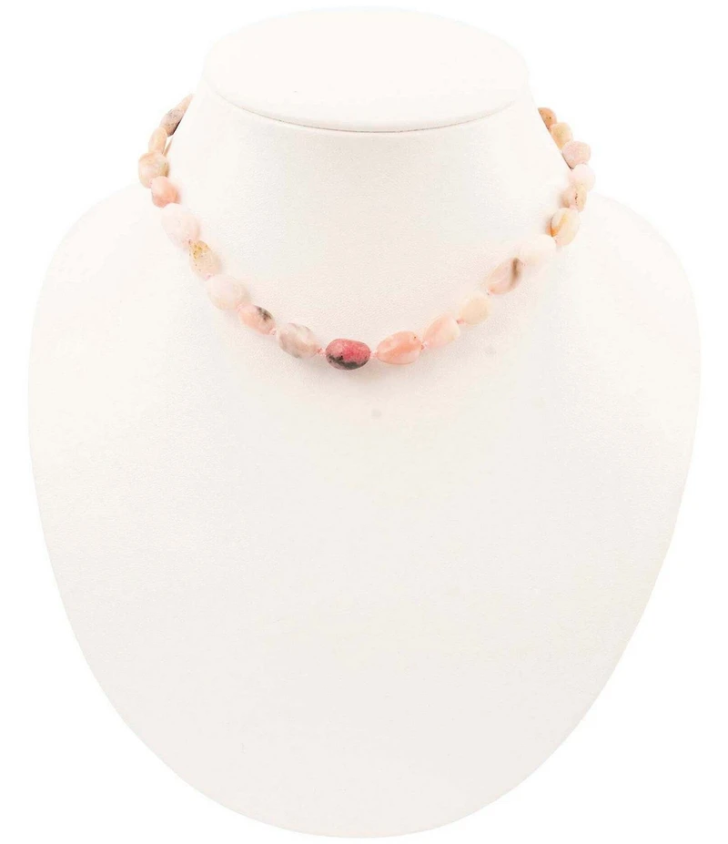 Barse Nugget Knotted Golden Collar Necklace