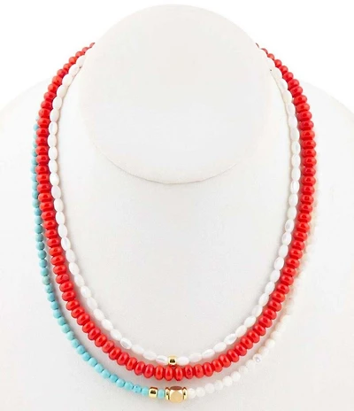 Barse Rancho Guadalupe Resort Short Multi Strand Necklace