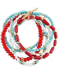 Barse Genuine Stone Rancho Guadalupe Stretch Bracelet Set