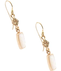 Barse Regalia Mother-Of-Pearl Linear Earrings