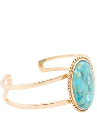 Barse Horizon Turquoise Cuff Bracelet