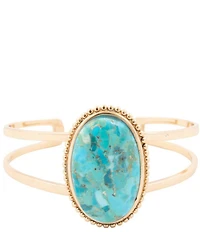 Barse Horizon Turquoise Cuff Bracelet