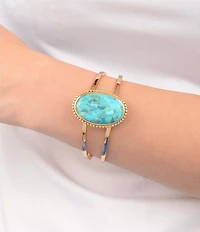 Barse Horizon Turquoise Cuff Bracelet