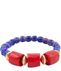 Barse Jubilee Genuine Stone Beaded Stretch Bracelet