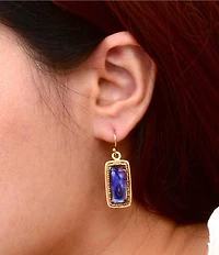 Barse Moonlit Tide Abalone Drop Earrings