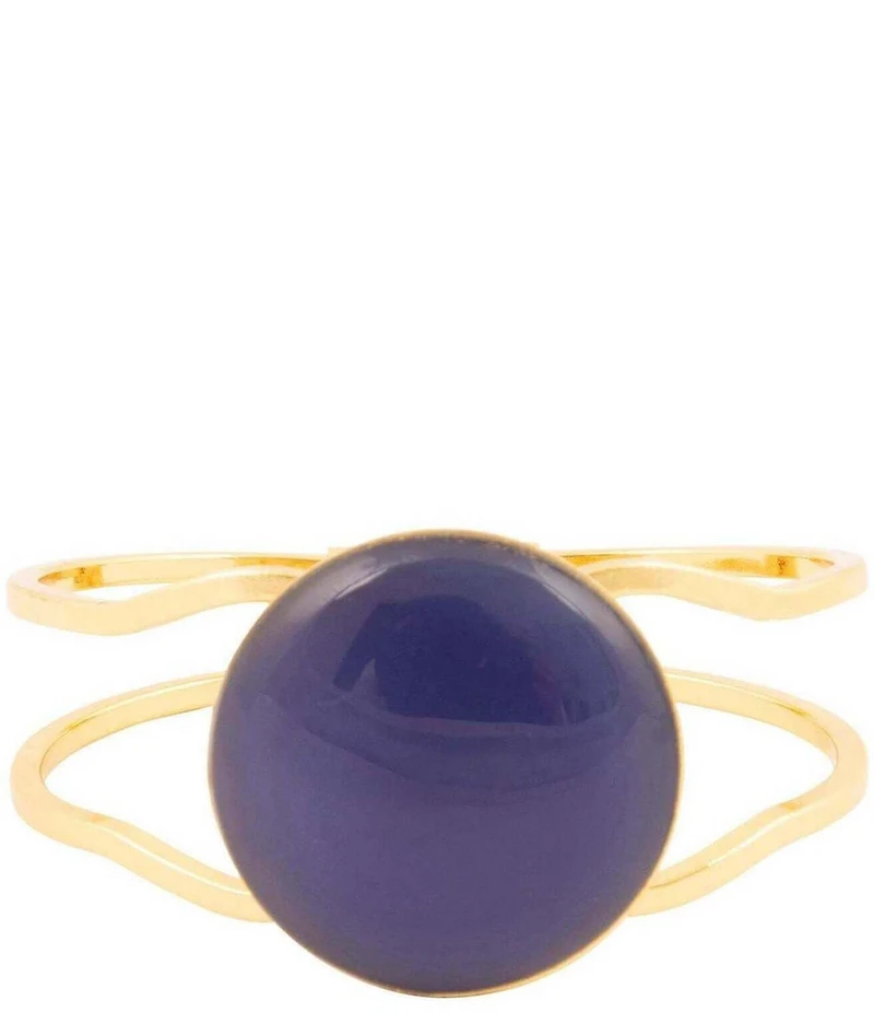 Barse New Haven Blue Agate Bangle Bracelet