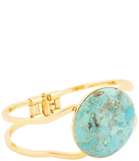 Barse New Haven Turquoise Magnesite Bangle Bracelet