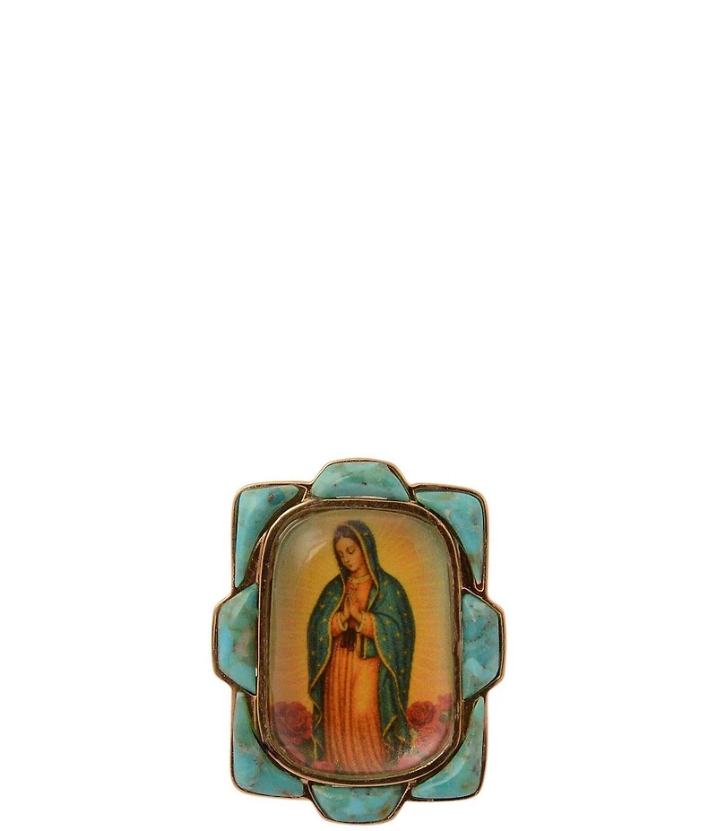Barse Our Lady of the Guadalupe Statement Ring