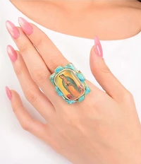 Barse Our Lady of the Guadalupe Statement Ring