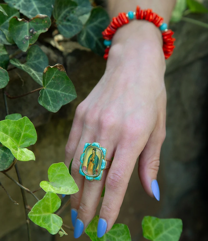 Barse Our Lady of the Guadalupe Statement Ring