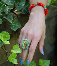 Barse Our Lady of the Guadalupe Statement Ring