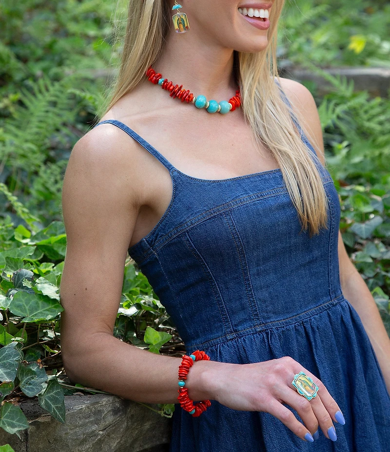 Barse Our Lady of the Guadalupe Statement Ring