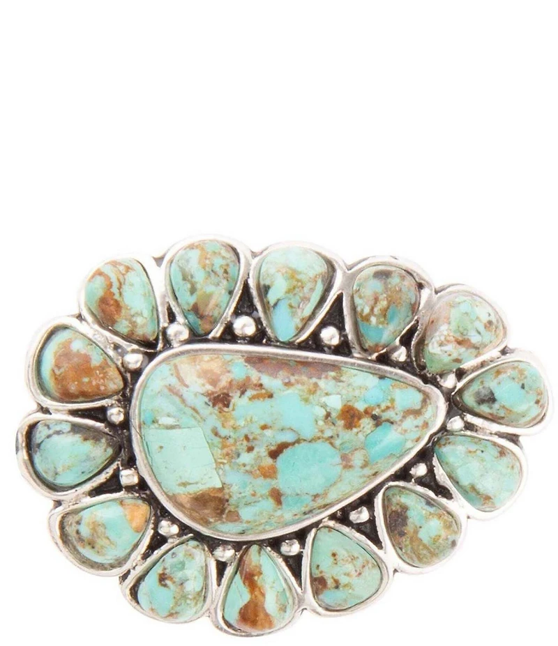 Barse Durango Turquoise Multi-Stone Ring