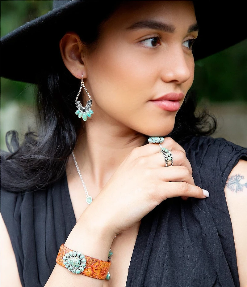 Barse Durango Turquoise Multi-Stone Ring