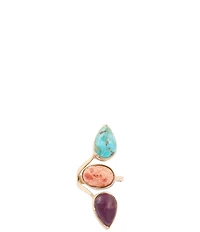 Barse Painted Desert Genuine Stone Statement Ring