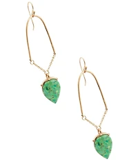 Barse Rowen Turquoise Statement Drop Earrings