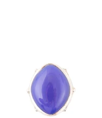 Barse Regatta Blue Agate and Sterling Silver Ring