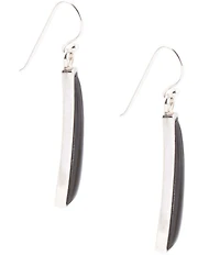 Barse Line Black Onyx Sterling Silver Drop Earrings