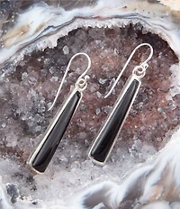 Barse Line Black Onyx Sterling Silver Drop Earrings