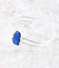 Barse Madeleine Blue Lapis and Sterling Silver Cuff Bracelet