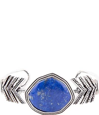 Barse Go West Blue Lapis and Sterling Silver Statement Cuff