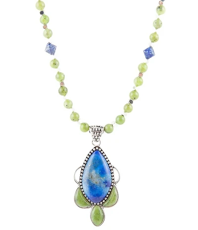 Barse Oxford Long Pendant Necklace