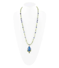 Barse Oxford Long Pendant Necklace