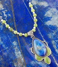 Barse Oxford Long Pendant Necklace