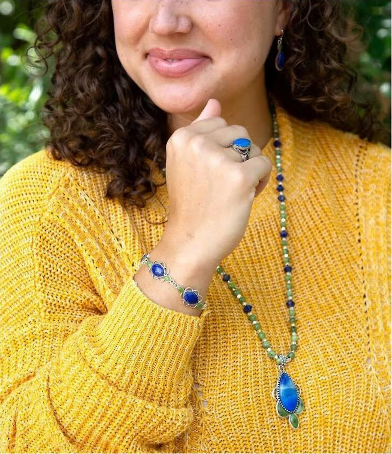 Barse Oxford Long Pendant Necklace