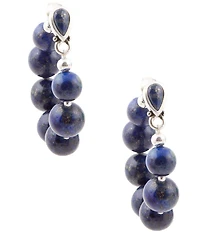 Barse Carly Blue Lapis Complete Loop Sterling Silver Post Earrings