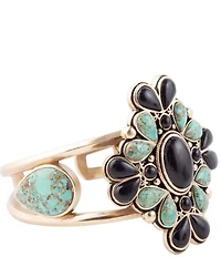 Barse Barcelona Golden Statement Cuff Bracelet