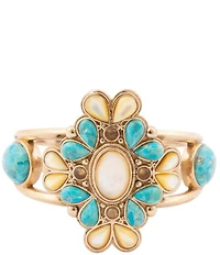 Barse Barcelona Golden Statement Cuff Bracelet