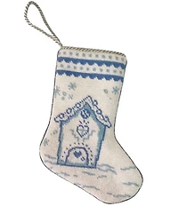 Bauble Stockings Limited Edition Pearly Gates Designs Home Sweet Home in Toile Needlepoint Stocking