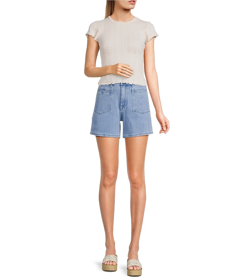 Bayeas Elowen Stretch Denim High Rise Shorts