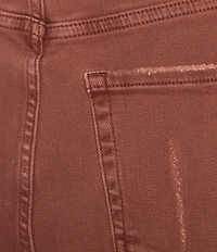 Bayeas Stretch Denim High Rise Wide Leg Jeans