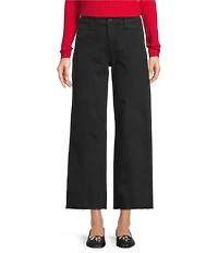 Bayeas Stretch Denim High Rise Wide Leg Jeans