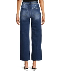 Bayeas Stretch Denim High Rise Wide Leg Jeans