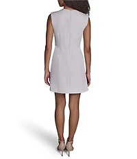 BCBG Sleeveless Mini Dress With Front Flap Pocket