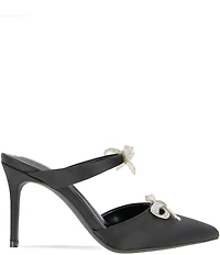 BCBGeneration Bardia Rhinestone Bow Dress Mules
