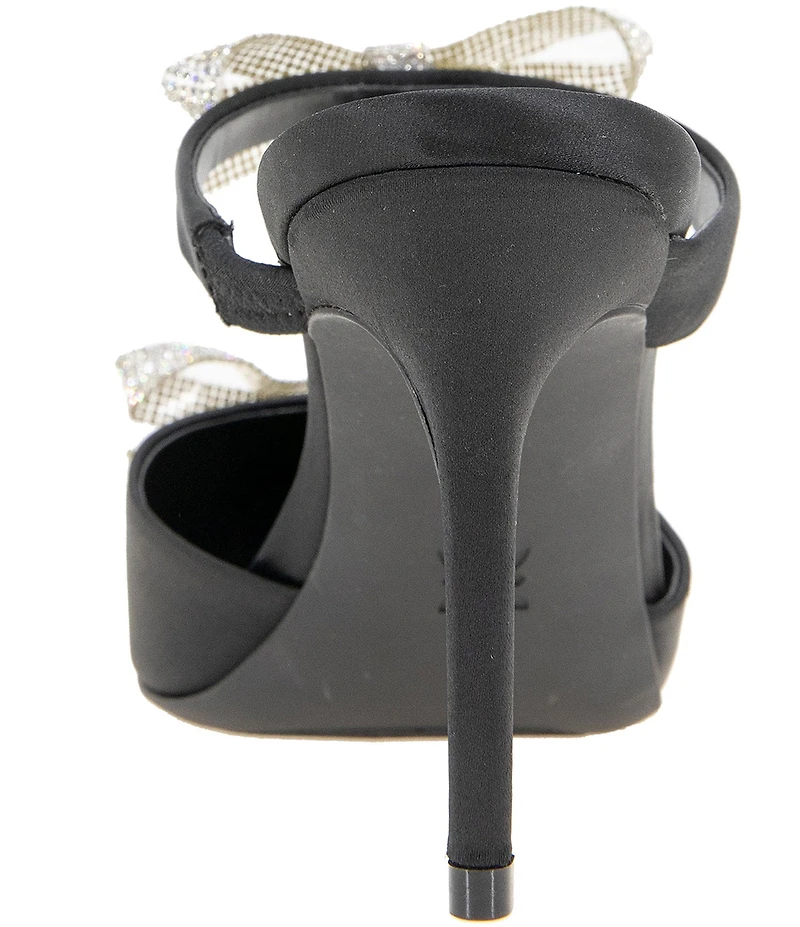 BCBGeneration Bardia Rhinestone Bow Dress Mules