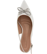 BCBGeneration Donna-3 Bow Brooch Slingback Kitten Heel Dress Pumps