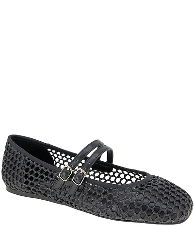 BCBGeneration Harisa Woven Mary Jane Ballet Flats
