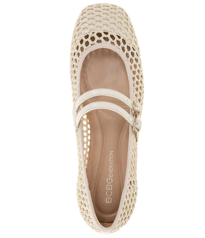 BCBGeneration Harisa Woven Mary Jane Ballet Flats