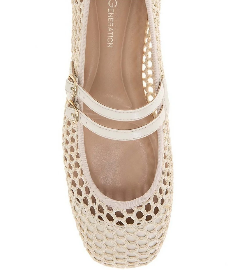 BCBGeneration Harisa Woven Mary Jane Ballet Flats