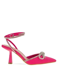 BCBGeneration Ildy Neoprene Rhinestone Embellished Bow Pumps