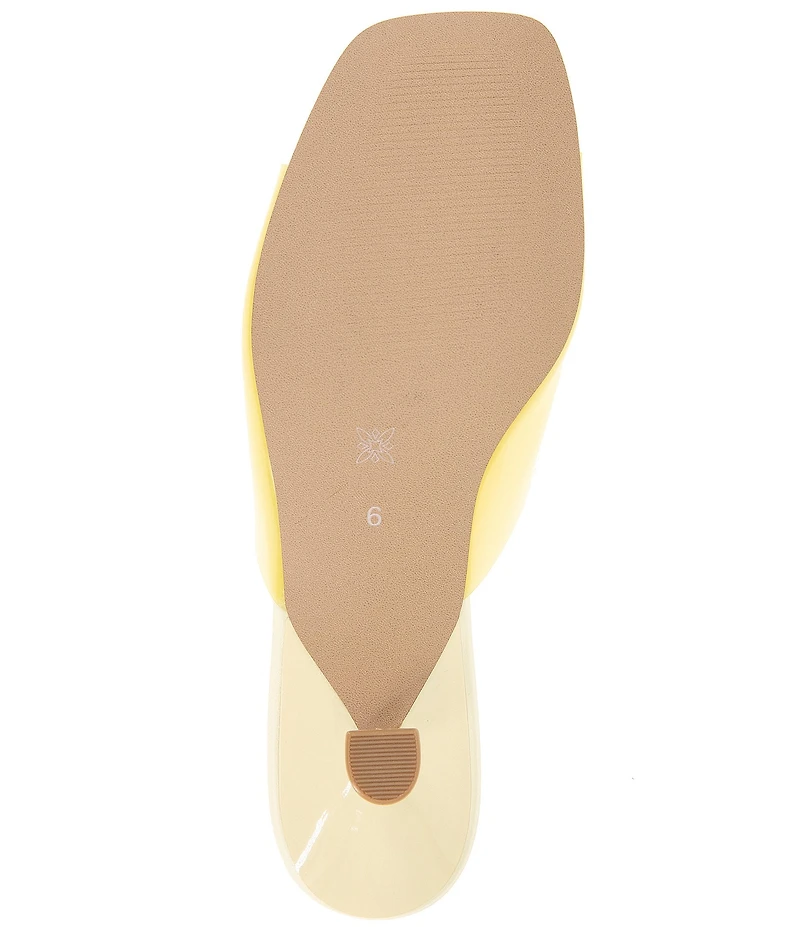 BCBGeneration Inika 2 Clear Vinyl Kitten Heel Slide Sandals