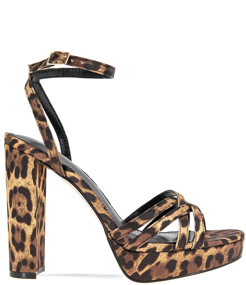 BCBGeneration Orisa Leopard Print Dress Sandals