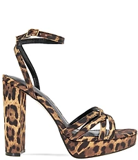 BCBGeneration Orisa Leopard Print Dress Sandals